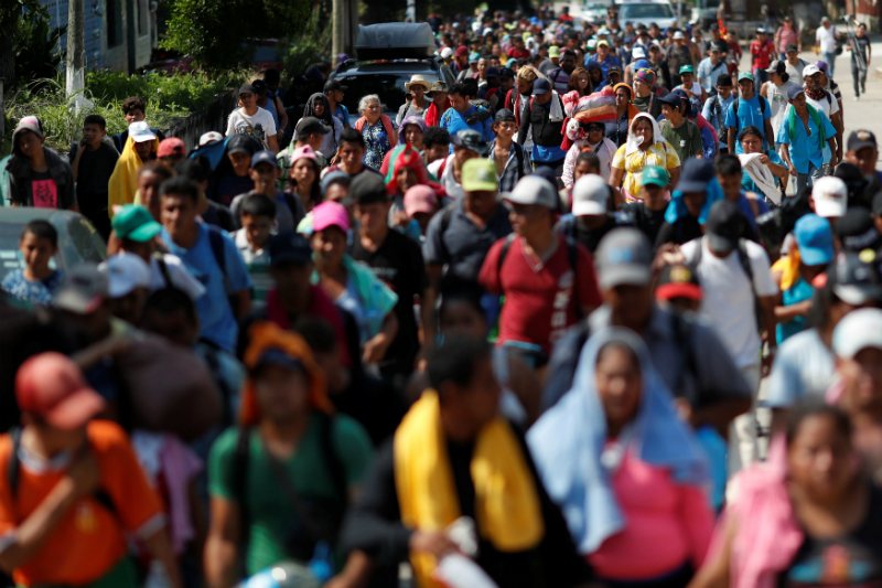 Caravana Migrante arriba a Quer taro 24 Horas