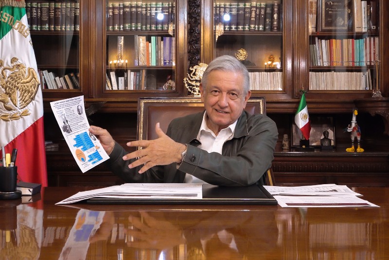 Mensaje sabatino de AMLO