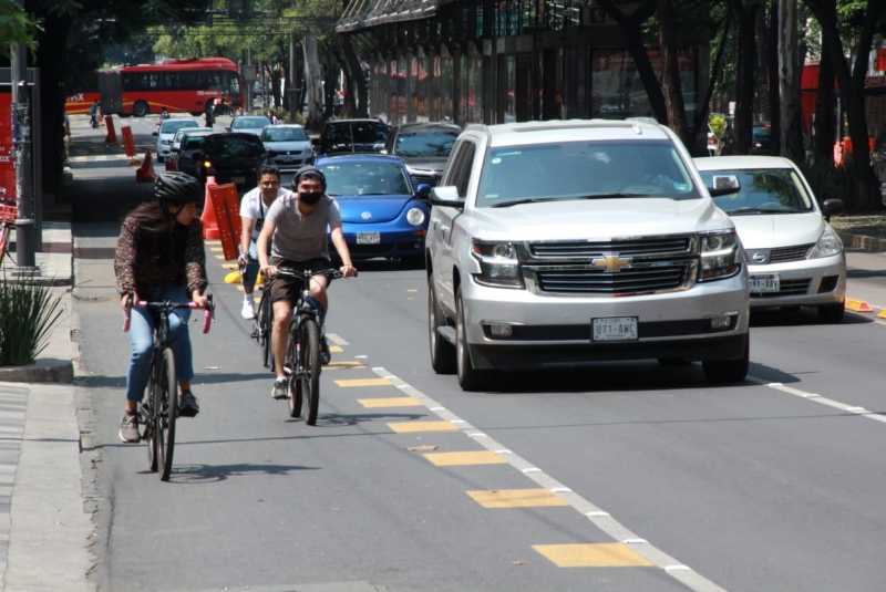 Con ciclovía emergente, duplican número de usuarios