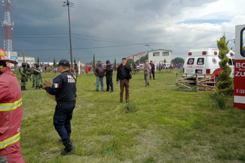 explosión en Zumpango