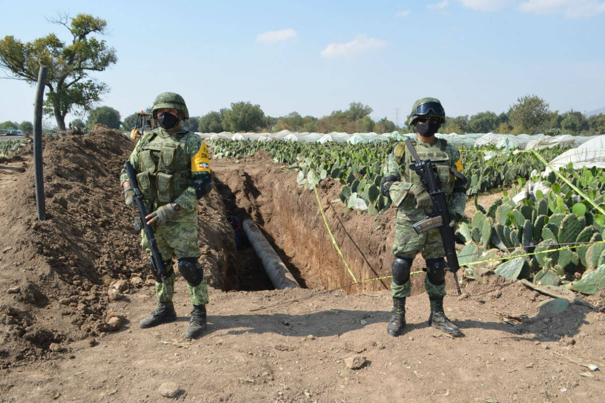 La toma clandestina fue inhabilitada por personal del sector de ductos especialistas de Pemex