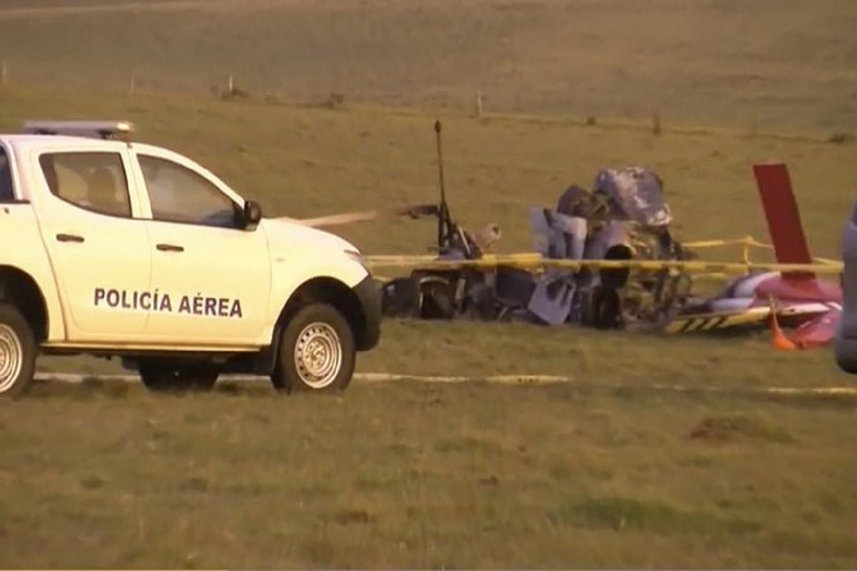 Se estrella helicóptero con vacunas Covid en Uruguay