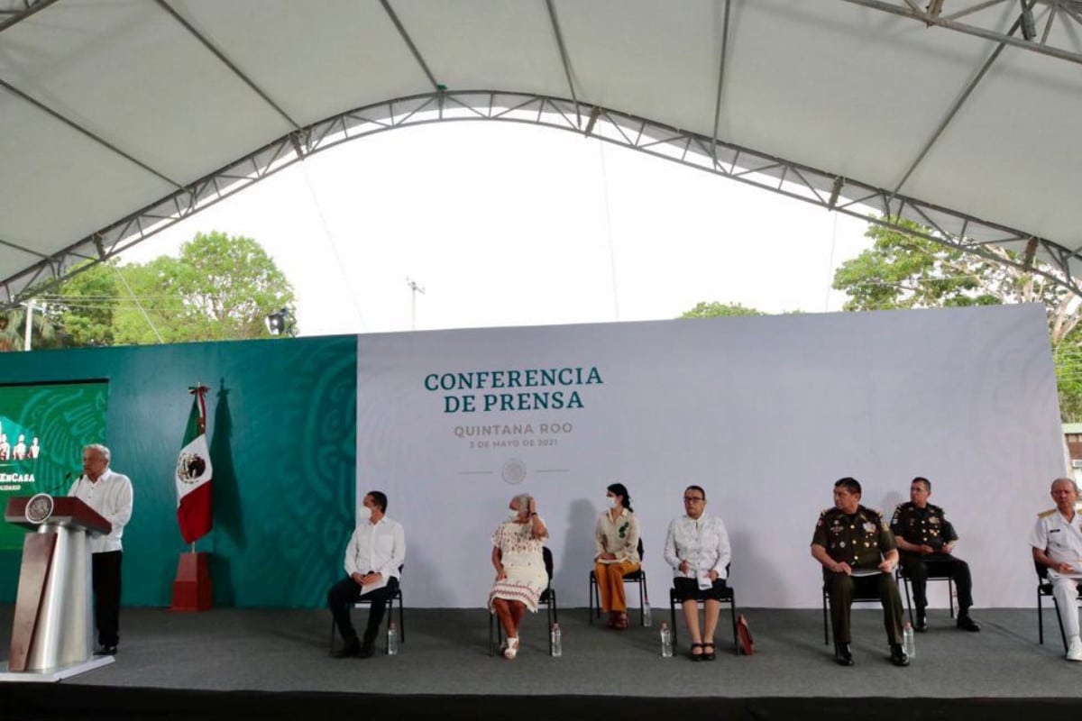 El Presidente está en Quintana Roo como parte de la conmemoración del fin de la Guerra de Castas.