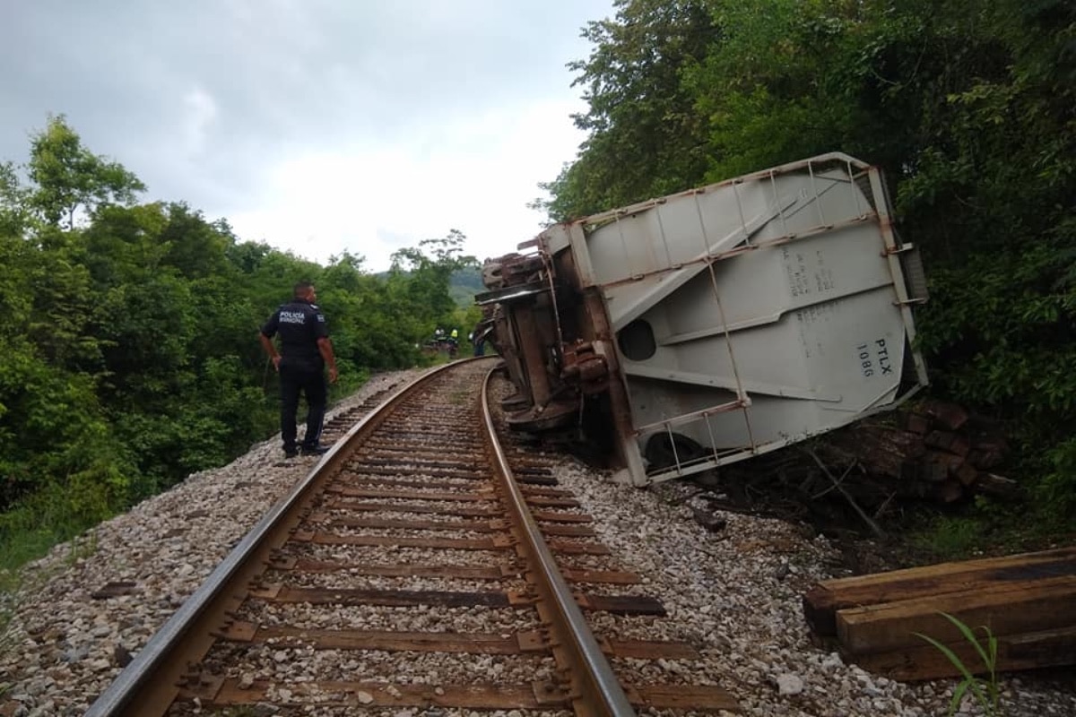 Descarrilamiento de tren en SLP