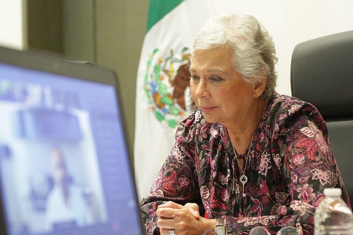 Olga Sánchez se reunió con las y los 32 presidentes de los institutos electorales