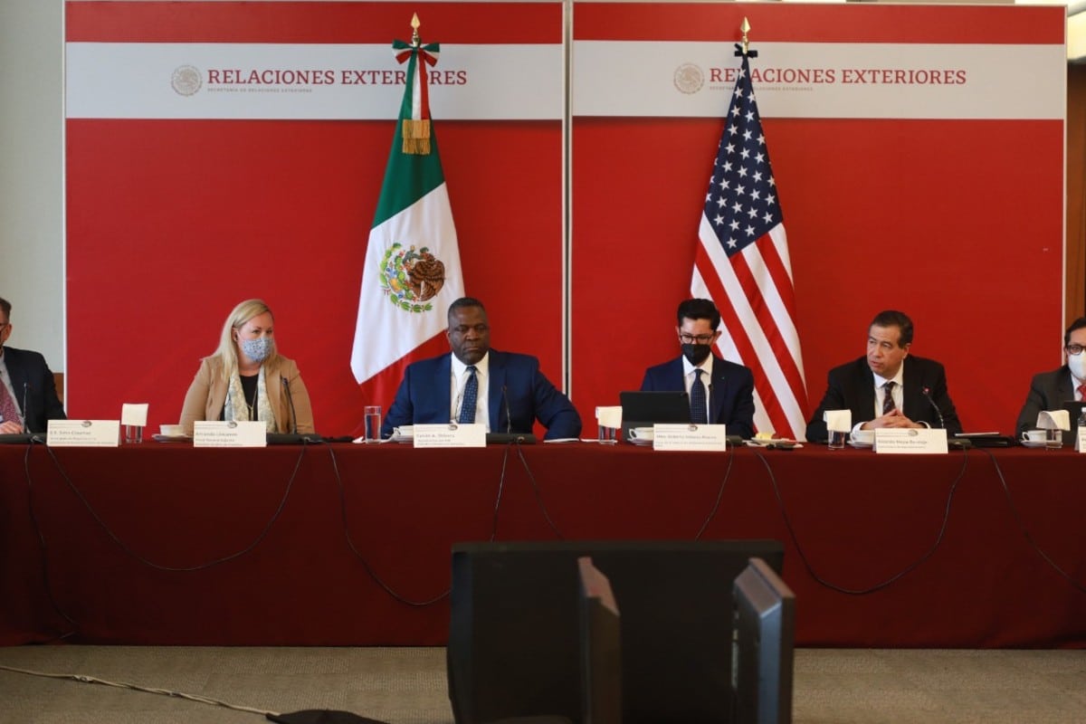 Reunión de autoridades de México y EEUU