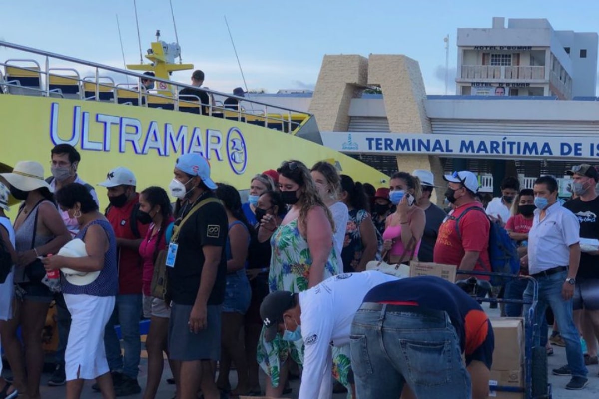 Turistas que visitan Quintana Roo