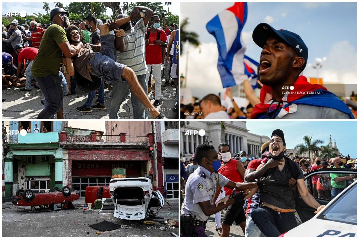 Protestas en Cuba