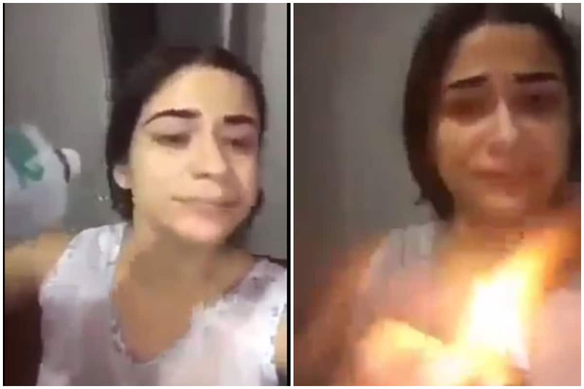 Video Mujer Se Prende Fuego Porque Su Esposo No Le Perdonó Una Infidelidad 24 Horas 