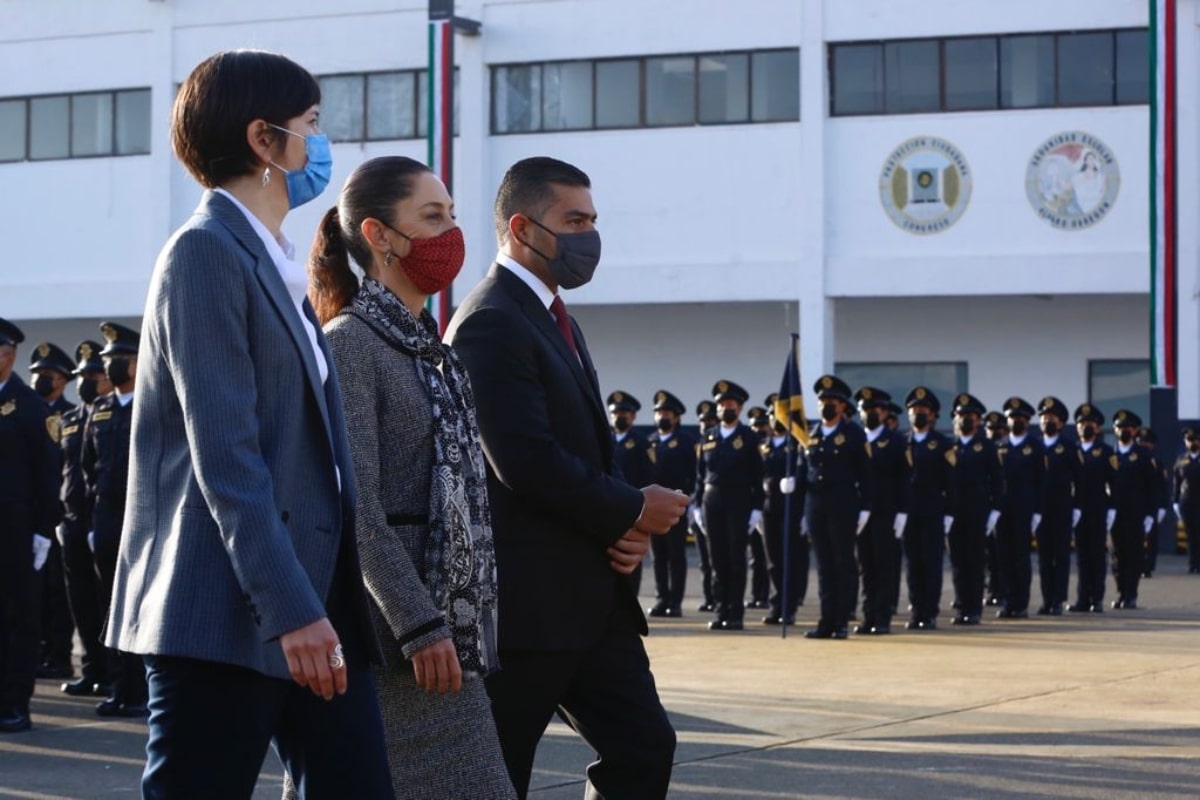 Encabeza Sheinbaum Graduación De Policías 24 Horas 4524