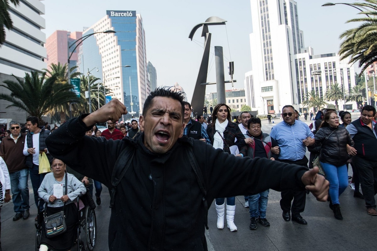 Marchas y manifestaciones en la CDMX.