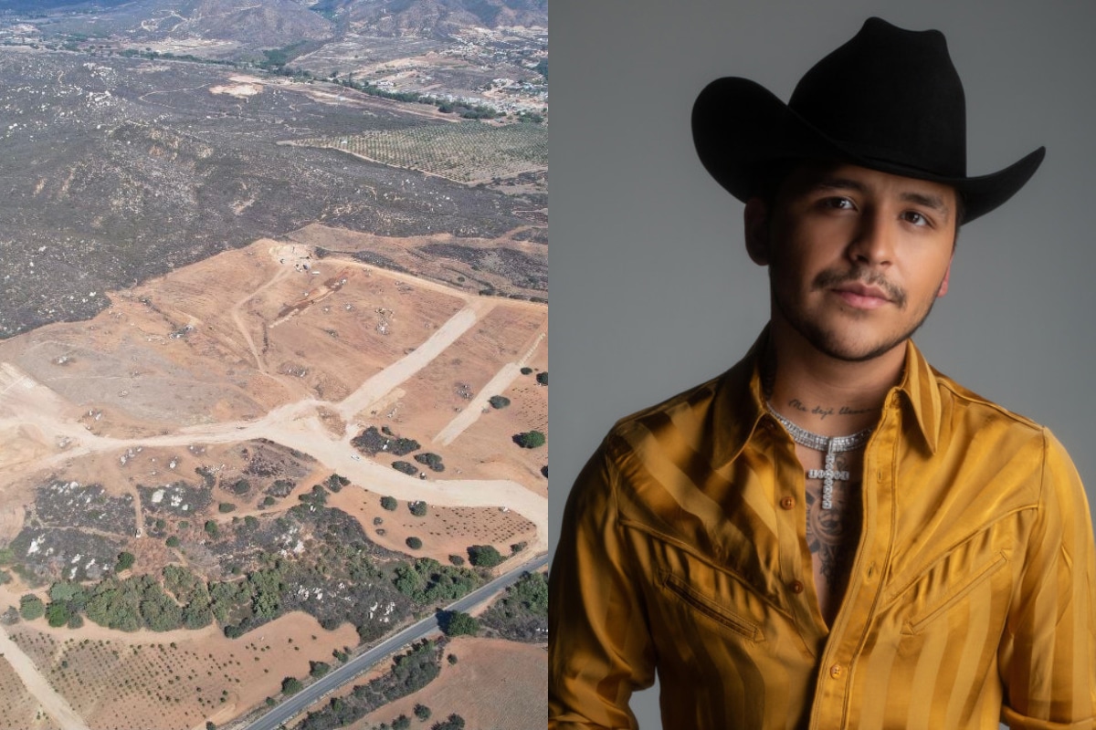 Cancelan concierto de Christian Nodal en terreno da ado de Valle