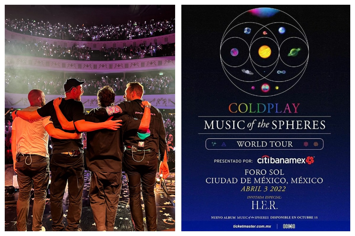 ¡Vendrán a México! Coldplay anuncia las fechas de su gira sustentable