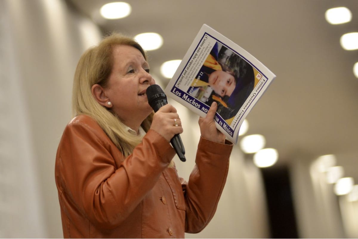 Foto: Artemio Guerra/Cuartoscuro | La aspirante a ministra, Loretta Ortiz, indicó que acudió al Senado a "hacer su trabajo".