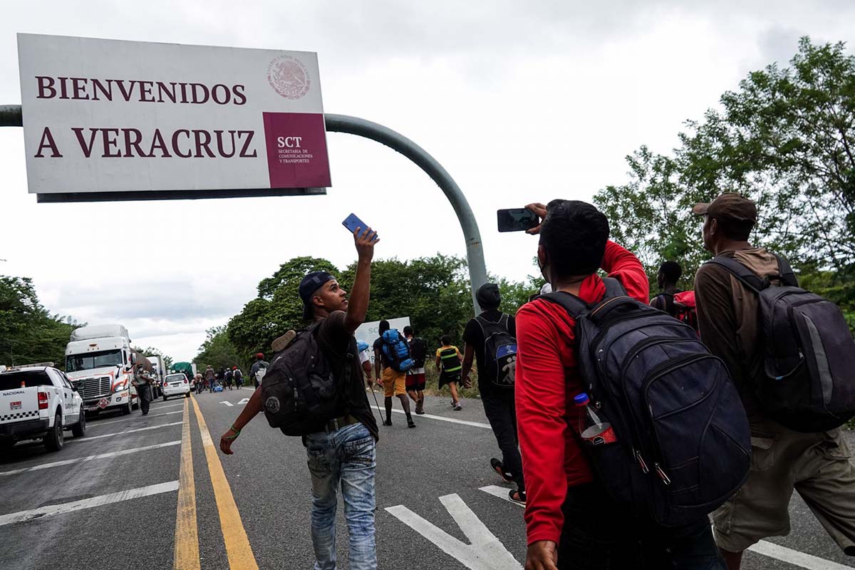 Caravana Migrante llega a Veracruz 24 Horas