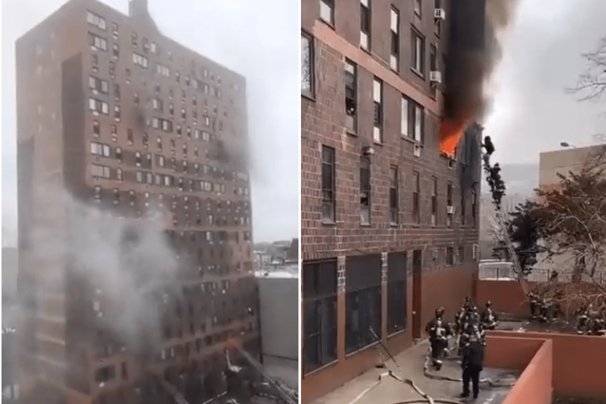 Al menos 19 muertos en incendio en edificio del Bronx, Nueva York