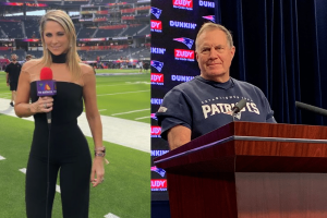 Foto: Instagram y Twitter/ @inessainz y @nacionpatriots | Inés Sainz denuncia al coach Belichik por agresión física y misoginia