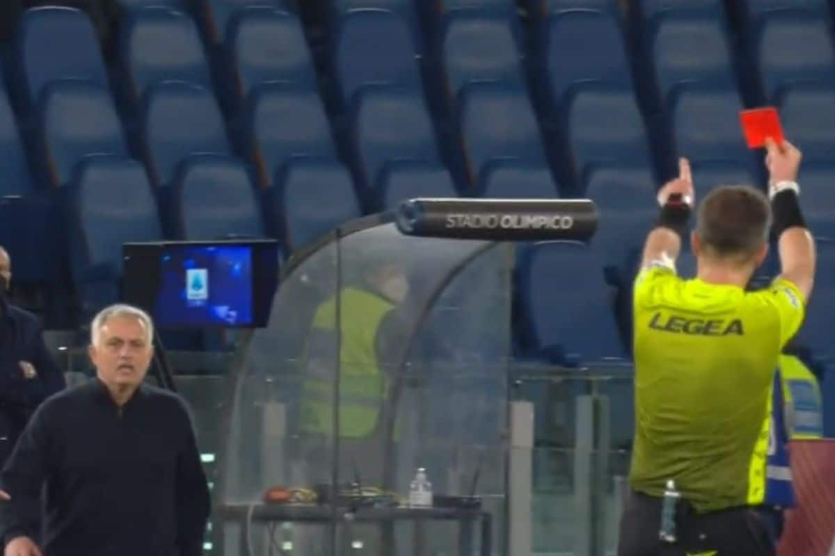 Foto: Captura de pantalla| Dos partidos de sanción para José Mourinho