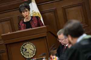 Foto: Cuartoscuro. l Durante la sesión se presentaron cinco votos a favor y uno en contra, rechazando la petición de la magistrada para el ejercicio.