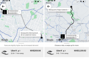 Foto: Twitter/ @parruba | ¿¿Llegar al AIFA cuesta 3 mil pesos en Uber? Tuit se vuelve viral por supuesta comparación