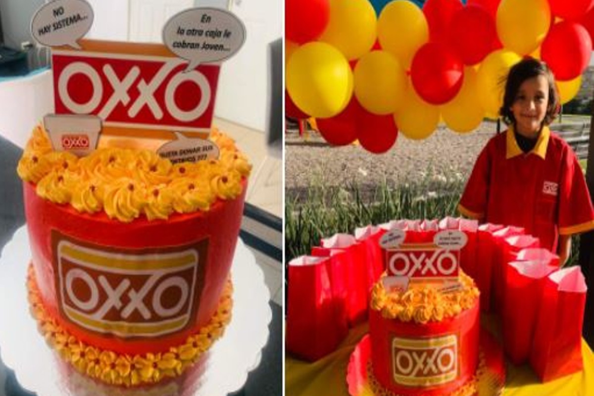 Niño Regio Festeja Su Cumpleaños Con Fiesta Temática Del Oxxo Y Se