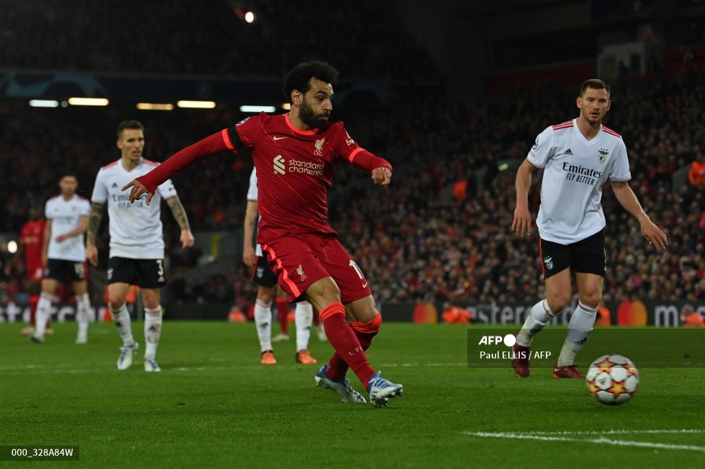 Foto: AFP | Liverpool empata 3-3 con Benfica y avanza a semifinales de Champions