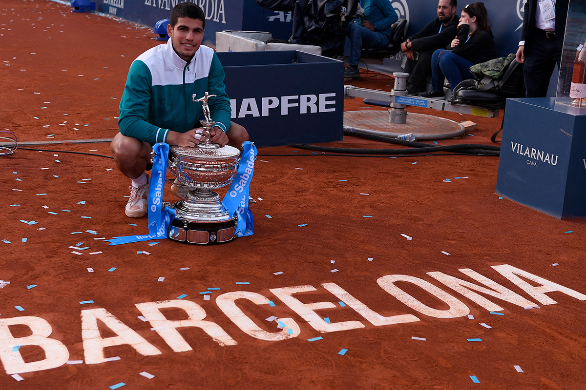 En ascenso. Carlos Alcaraz se queda con el trofeo Conde de Godó de Barcelona