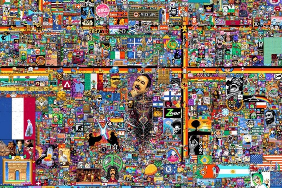 Reddit Place El impresionante mural colaborativo que hace historia en