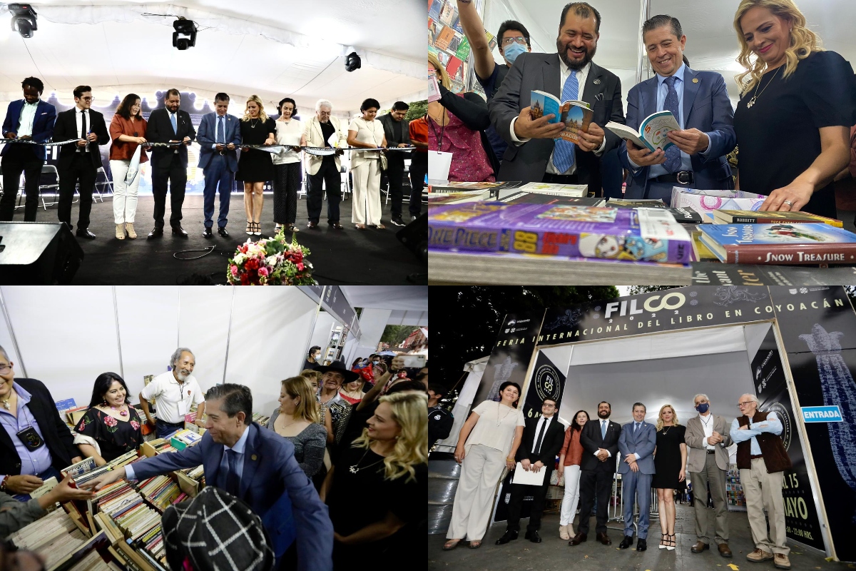 Inauguran la 1a Feria Internacional del Libro en Coyoacán, Fulco 2022 - 24  Horas