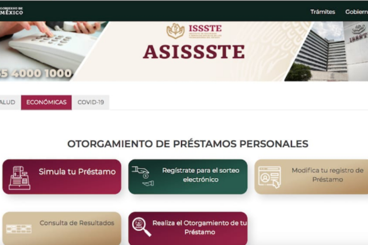 Foto: Captura de Pantalla | Otorga Issste préstamos personales hasta por 7 mil millones de pesos