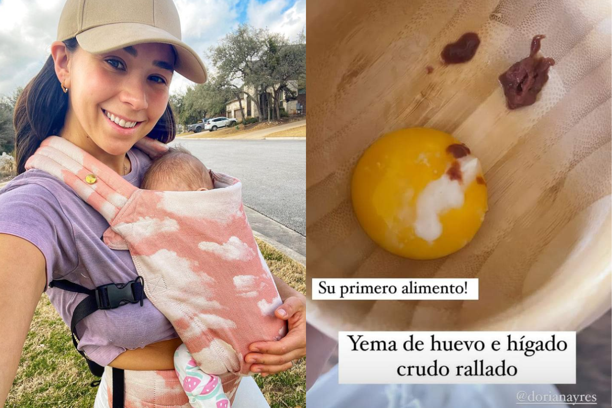 Foto: Instgram/ @yovana | Internautas tunden a influencer por darle huevo e hígado crudo a su bebé de 6 meses