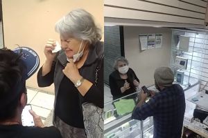 Foto:Captura de pantalla|Abuelita llora porque su celular no sirve; sí funciona pero sus hijos no le llaman