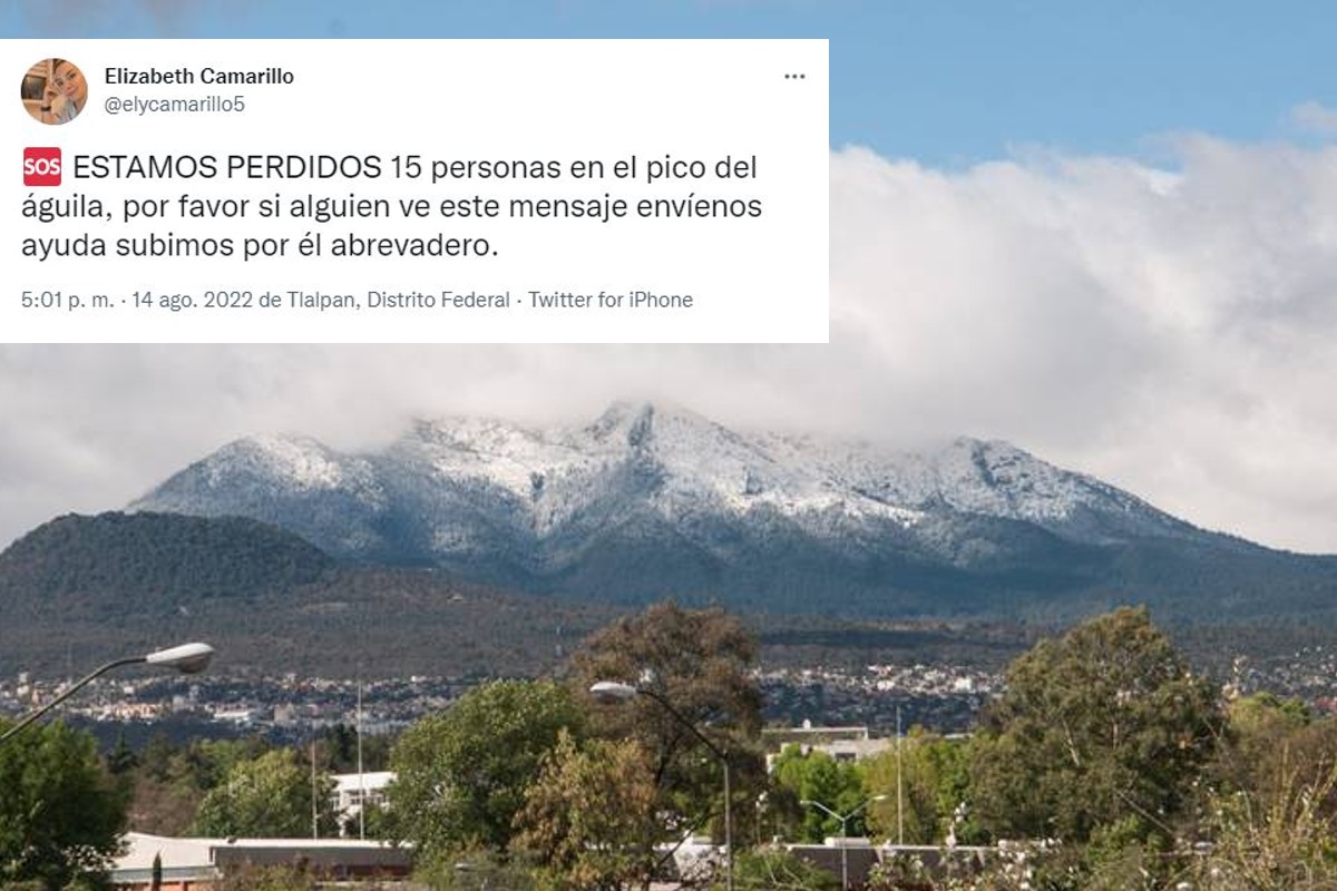 Se pierden en el Pico del Águila en el Ajusco y piden ayuda... por Twitter  - 24 Horas