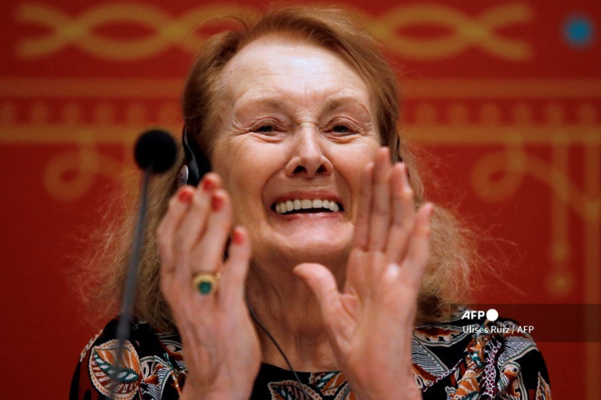 Foto: AFP | La autora francesa Annie Ernaux se lleva el Premio Nobel de Literatura