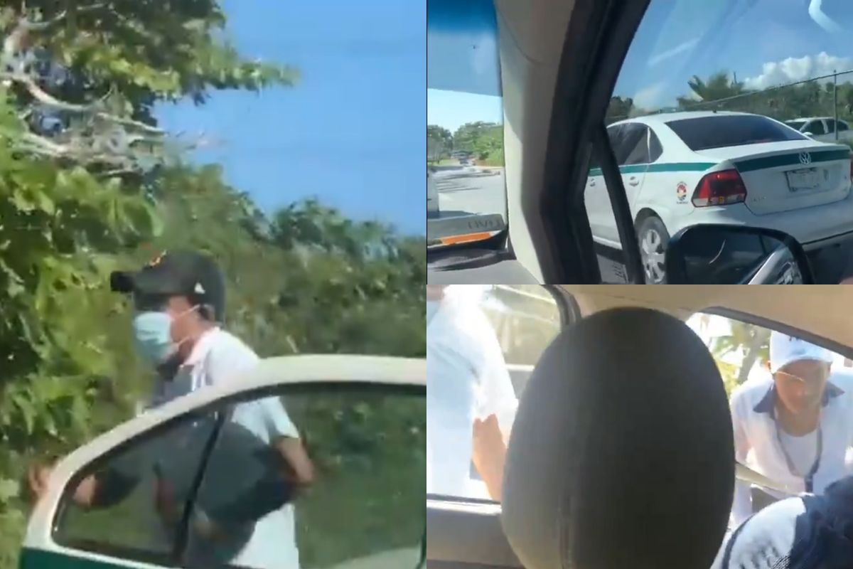 Video Taxistas De Cancún Agreden A Conductor De Uber 1075