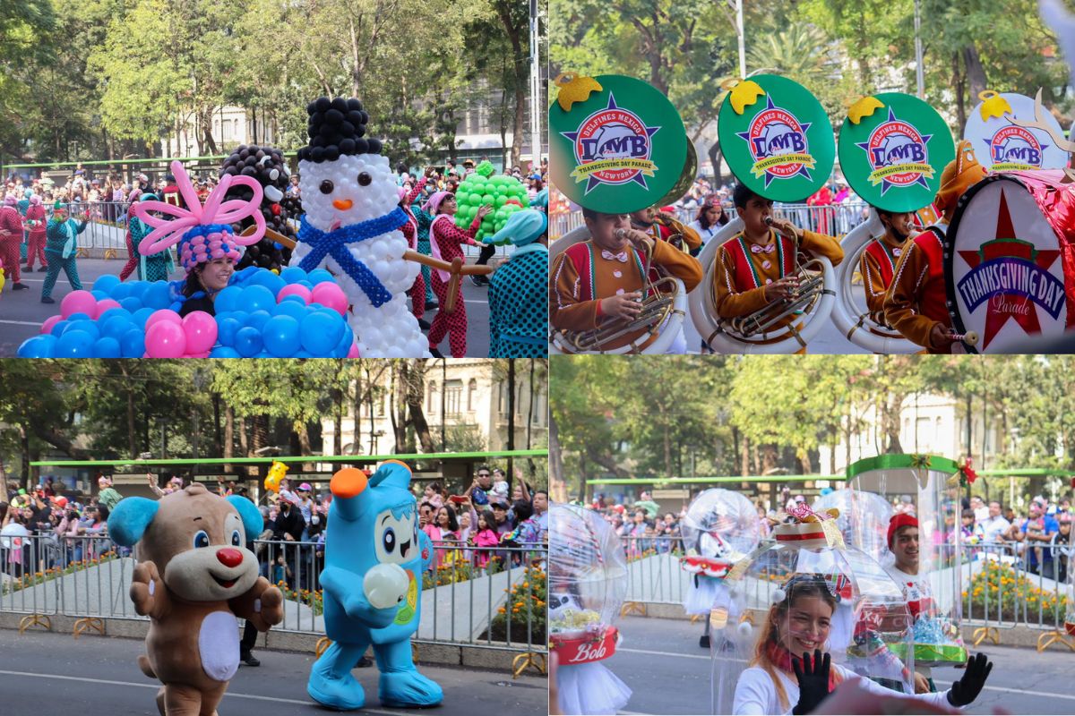 Desfile Navideño inaugura las festividades decembrinas en la CDMX