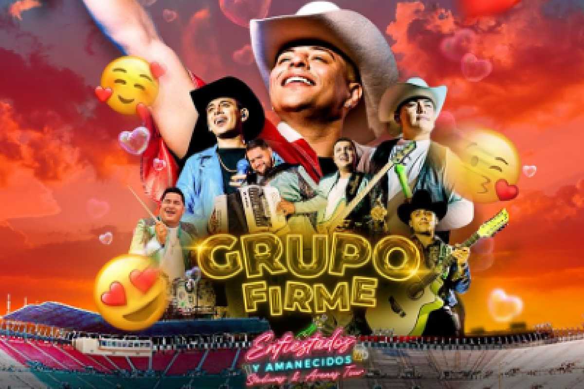 ¡Dándolo todo! Grupo Firme cerrará su gira "Enfiestados y amanecidos