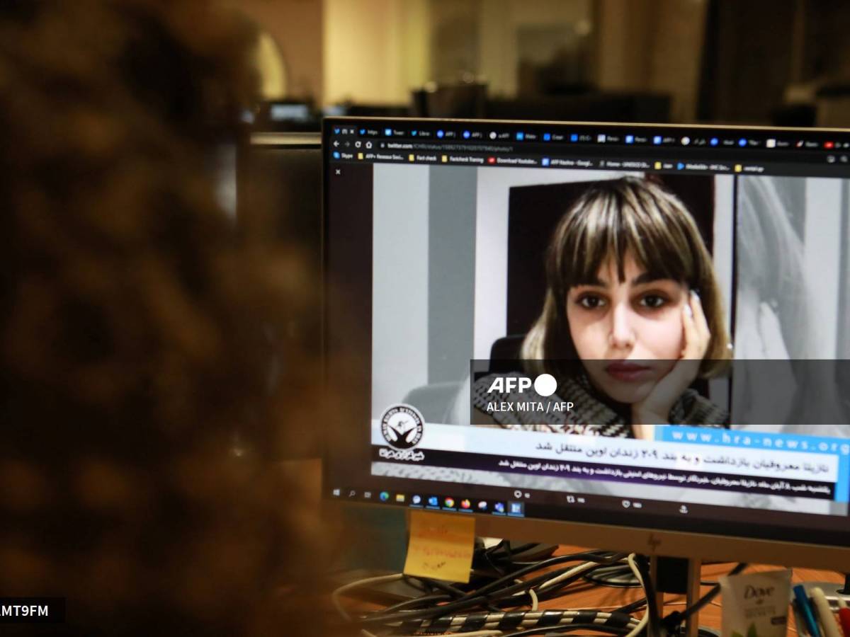 Foto: AFP | Amini La periodista Nazila Marufian, ya había sido arrestada a finales de octubre, según oenegés.