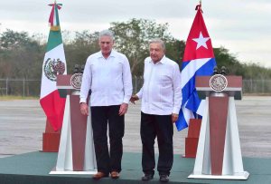 Foto: Cortesía | Miguel Díaz-Canel externó, México lindo y querido, como le cantan aquí y también en Cuba.