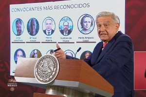 AMLO señaló que los dirigentes de la marcha "en defensa del INE" fueron parte del "Narco Estado".