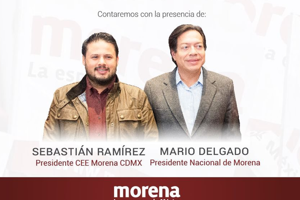 Dirigentes de Morena anuncian gira por CDMX