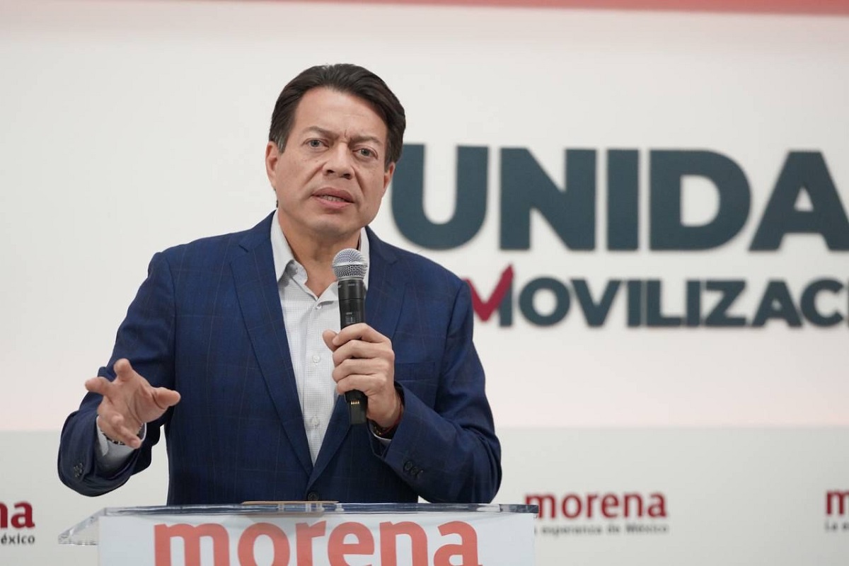 Mario Delgado, presidente nacional de Morena, señaló que este lunes acudirá junto con otros morenistas para presentar la solicitud