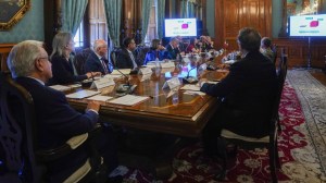 Foto: @lopezobrador_ | Sostiene AMLO reunión con delegación bipartidista de EU.