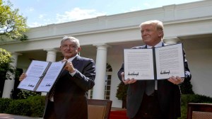 AMLO calificó de acto "antidemocrático" la posible detención de Donald Trump en EU.