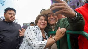 Delfina Gómez se registra como candidata de Morena a la gobernatura del Edomex