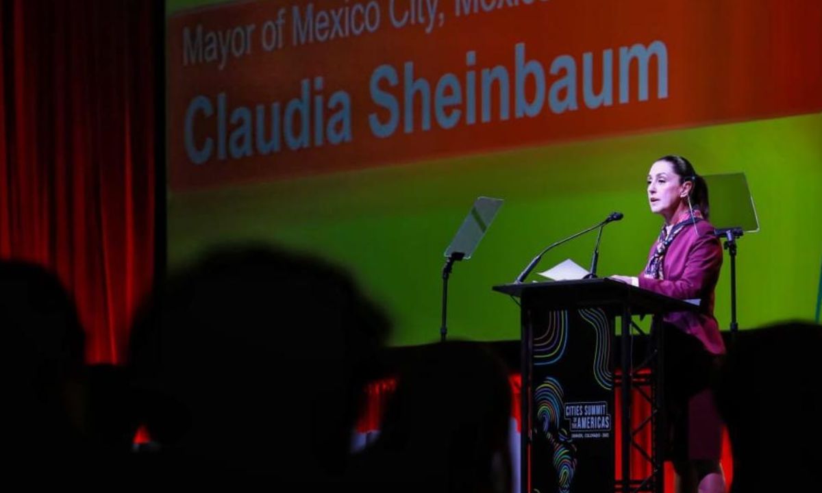 Durante su participación en la “Cumbre de Ciudades de las Américas”, Claudia Sheinbaum presumió la inversión en el transporte público