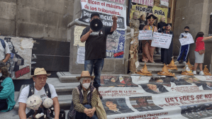 Foto: Marco Fragoso | En la SCJN, manifestantes aseguraron que no se van a dejar intimidar por nadie.