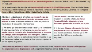 Cancillería informó que hay 26 mil migrantes varados en la frontera con EU.