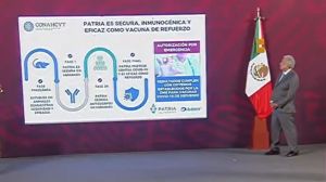 Foto:Captura de pantalla|Vacuna Patria cumple con los requisitos de la OMS para su uso como refuerzo: Conacyt