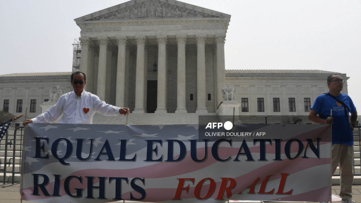 Foto: AFP | La Corte Suprema de los EU prohibirá considerar la raza como requisito para entrar a una universidad.